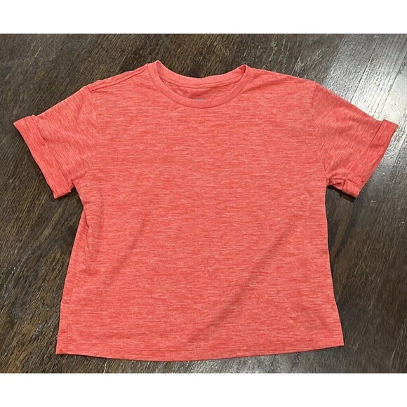 Outdoor Research Essential Boxy Tee Women’s XS Red Rhubarb Heather Shirt UPF 30 - Picture 1 of 8